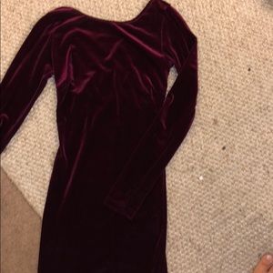 Velvet Formal Mini Dress